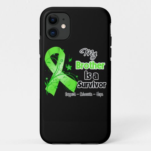 Coques Case-Mate iPhone Mon frère est un survivant de lymphome (Dos)