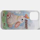 Coques Case-Mate iPhone Mon lapin (Verso (horizontal))