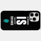 Coques Case-Mate iPhone Mon mot de passe est Fingerprint (Verso (horizontal))