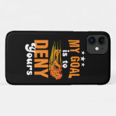 Coques Case-Mate iPhone Mon objectif est de nier le vôtre Lacrosse (Dos (Horizontal))