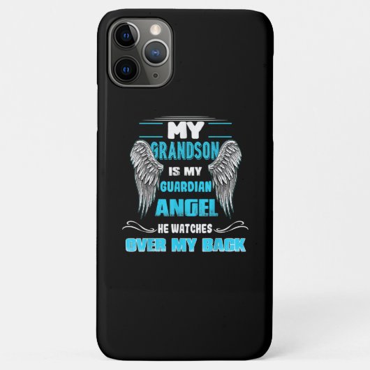 Coques Case-Mate iPhone Mon Petit-Fils Est Mon Ange Gardien (Dos)