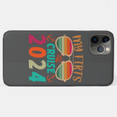 Coques Case-Mate iPhone Mon premier voyage de croisière en famille 2024 (Dos (Horizontal))