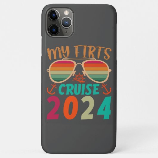 Coques Case-Mate iPhone Mon premier voyage de croisière en famille 2024 (Dos)