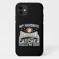 Mon receveur de baseball préféré m'appelle papa pè