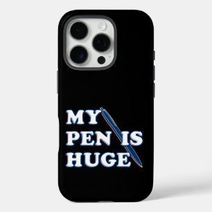 Coques iPhone 16 Pro Mon Stylo Est Un Énorme Humour Sarcastique Offensi