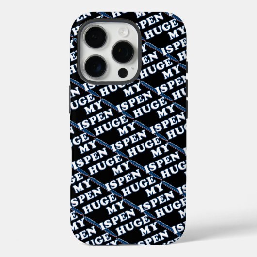 Coques Case-Mate iPhone Mon Stylo Est Un Énorme Humour Sarcastique Offensi (Verso)
