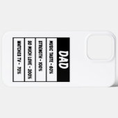 Coques Case-Mate iPhone mon super papa (Verso (horizontal))