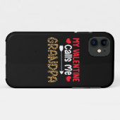 Coques Case-Mate iPhone Mon Valentin m'appelle Papy Léopard Buffle (Dos (Horizontal))