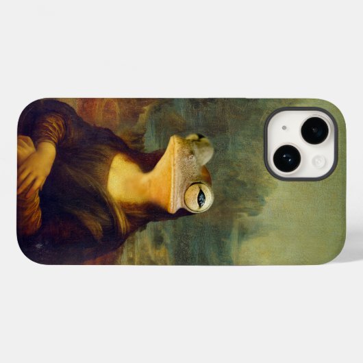 Coques Case-Mate iPhone Mona Lisa Frog (Verso (horizontal))