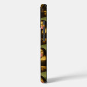 Coques Case-Mate iPhone Mona Lisa soufflant de bulle rose (Verso / Gauche)