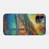 Coques Case-Mate iPhone Monaco, Monte-Carlo Bay en style van Gogh (Dos (Horizontal))