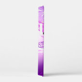 Coques Case-Mate iPhone Monarch Butterflies on Purple Background (Verso / Droite)