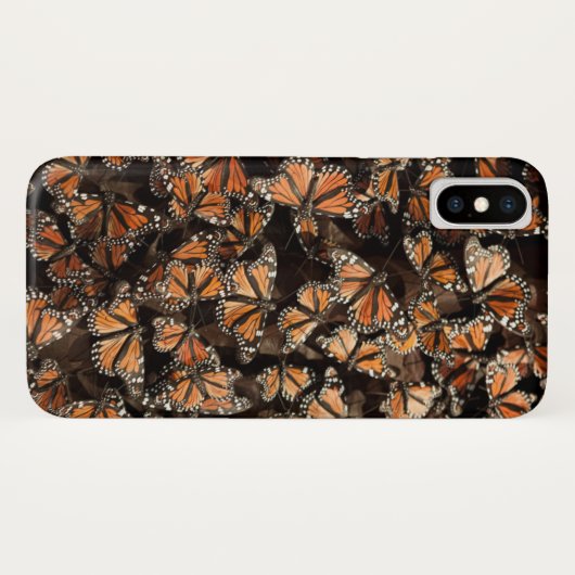 Coques Case-Mate iPhone Monarque Butterflies (Dos (Horizontal))