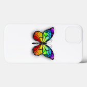 Coques Case-Mate iPhone Monarque papillon arc-en-ciel (Verso (horizontal))
