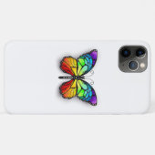 Coques Case-Mate iPhone Monarque papillon arc-en-ciel (Dos (Horizontal))