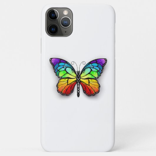 Coques Case-Mate iPhone Monarque papillon arc-en-ciel (Dos)