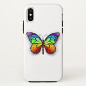 Coques Case-Mate iPhone Monarque papillon arc-en-ciel (Dos)