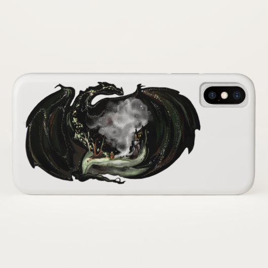 Coques Case-Mate iPhone Monde et Dragon (Dos (Horizontal))