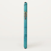 Coques Case-Mate iPhone Monde, la projection de Mercator (Dos/Droite)