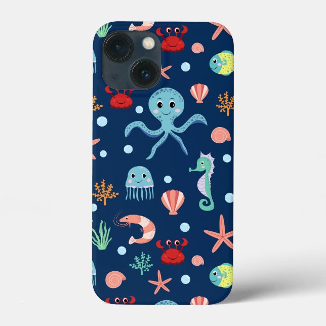 Coques Case-Mate iPhone Monde marin (Verso)