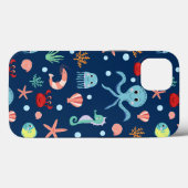 Coques Case-Mate iPhone Monde marin (Verso (horizontal))
