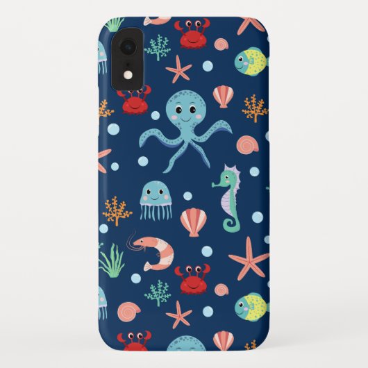 Coques Case-Mate iPhone Monde marin (Dos)