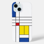 Coques Case-Mate iPhone Mondrian II Minimum De Stijl Modern Art Design (Verso)