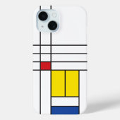 Coques Case-Mate iPhone Mondrian II Minimum De Stijl Modern Art Design (Verso)
