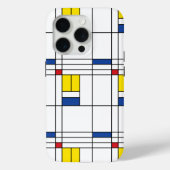 Coques Case-Mate iPhone Mondrian II Minimum De Stijl Modern Art Design (Verso)