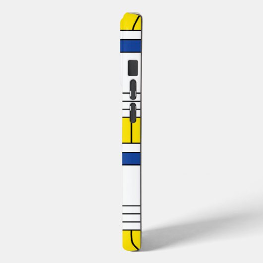 Coques Case-Mate iPhone Mondrian II Minimum De Stijl Modern Art Design (Verso / Gauche)