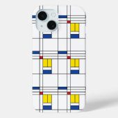 Coques Case-Mate iPhone Mondrian II Minimum De Stijl Modern Art Design (Verso)
