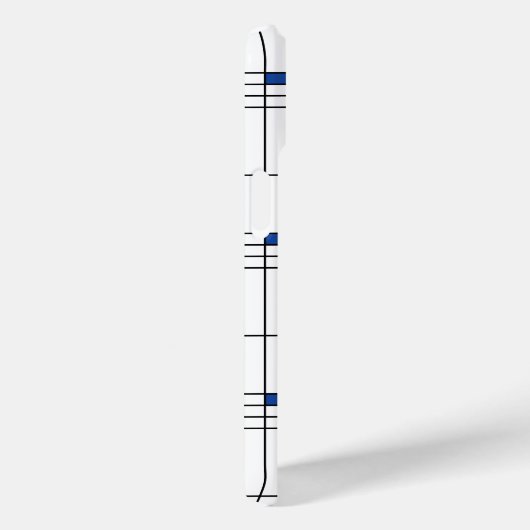 Coques Case-Mate iPhone Mondrian II Minimum De Stijl Modern Art Design (Verso / Droite)