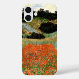 Coques iPhone 16 Plus Monet - Champs de pavot dans un creux près de Give