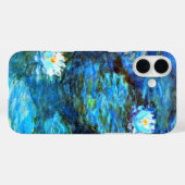 Coques Case-Mate iPhone Monet - Lys d'eau (bleu) (Verso (horizontal))