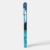 Coques Case-Mate iPhone Monet - Lys d'eau (bleu) (Verso / Gauche)