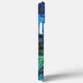 Coques Case-Mate iPhone Monet - Lys d'eau (bleu) (Verso / Droite)