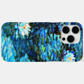 Coques Case-Mate iPhone Monet - Lys d'eau (bleu) (Verso (horizontal))