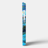 Coques Case-Mate iPhone Monet - Lys d'eau (bleu)  (Verso / Gauche)
