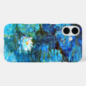 Coques Case-Mate iPhone Monet - Lys d'eau (bleu) (Verso (horizontal))