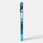 Coques Case-Mate iPhone Monet - Lys d'eau (bleu) (Verso / Gauche)