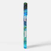 Coques Case-Mate iPhone Monet - Lys d'eau (bleu) (Verso / Droite)