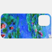 Coques Case-Mate iPhone Monet - Lys d'eau (rouge) (Verso / Droite)