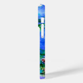 Coques Case-Mate iPhone Monet - Lys d'eau (rouge) (Verso / Gauche)