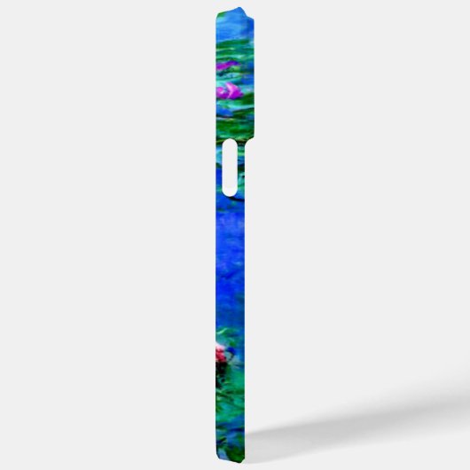 Coques Case-Mate iPhone Monet - Lys d'eau (rouge), (Verso / Droite)