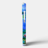 Coques Case-Mate iPhone Monet - Lys d'eau (rouge) (Verso / Gauche)