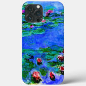 Coques Case-Mate iPhone Monet - Lys d'eau (rouge) Coque-coque iphone (Verso)