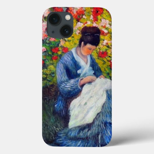Coques Case-Mate iPhone Monet mère et enfant dans le jardin (Verso)