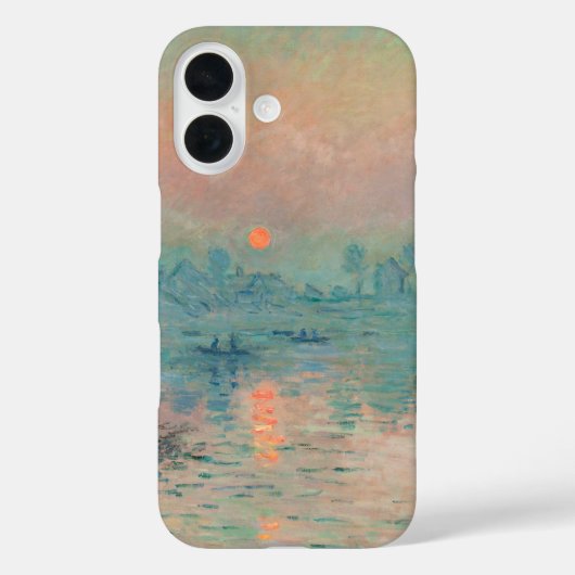 Coques Case-Mate iPhone Monet Sunset Seine Beaux-Art Impressionnisme (Verso)