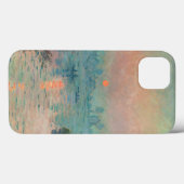 Coques Case-Mate iPhone Monet Sunset Seine Beaux-Art Impressionnisme (Verso (horizontal))