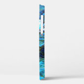 Coques Case-Mate iPhone Monet - Water Lilies (bleu), célèbre peinture, (Verso / Gauche)